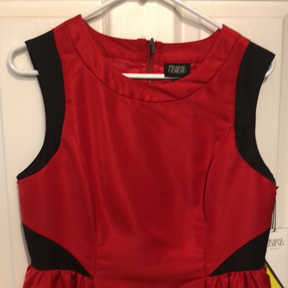NWT Red and Black Prabap Gurung Dress Size 12 - Picture 2 of 8